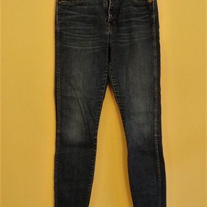 Madewell women's jeans 10" high riser skinny skinny size 27